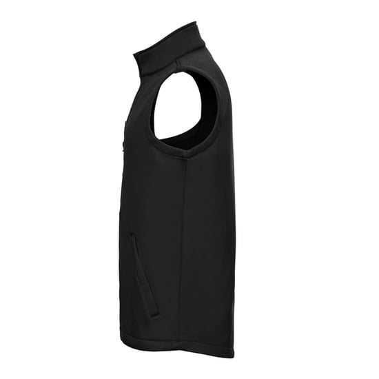 Russell Heren Slim Softshell Gilet (Zwart) - Image 4