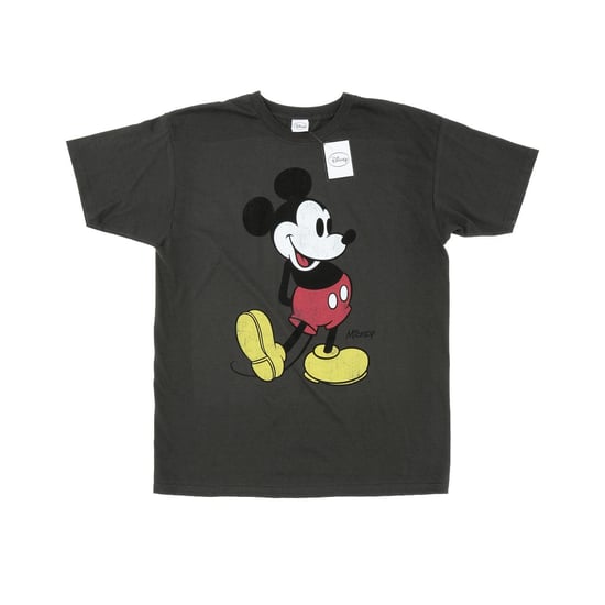 Disney Heren Mickey Mouse Classic Kick T-Shirt (Licht Grafiet) - Image 1