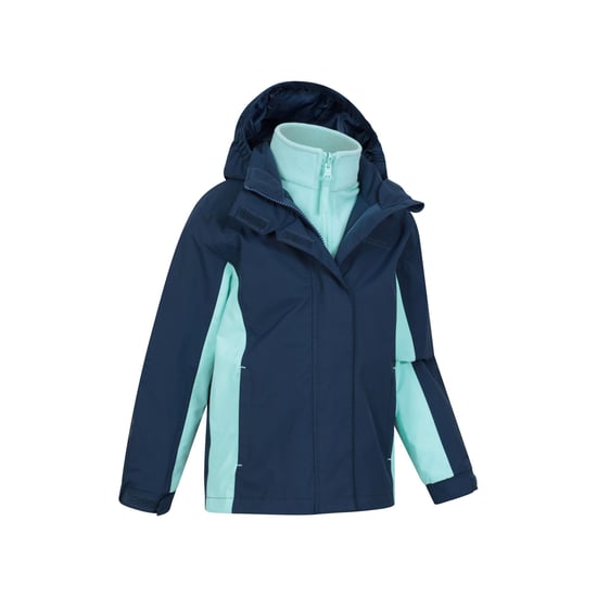 Mountain Warehouse Kinder/Kinder Lightning 3 in 1 Waterdichte Jas (Blauw) - Image 4