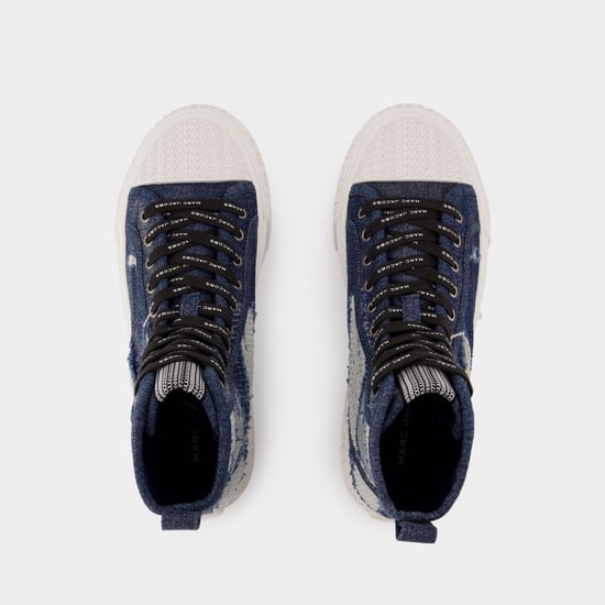 The High Top Sneakers - Marc Jacobs - Cotton - Blue