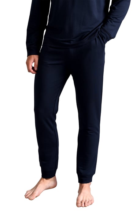 Heren Ted Baker Pyjama Broeken | Ademend Casual Lange Pyjama Joggingbroeken met Zakken - Marineblauw - Image 1