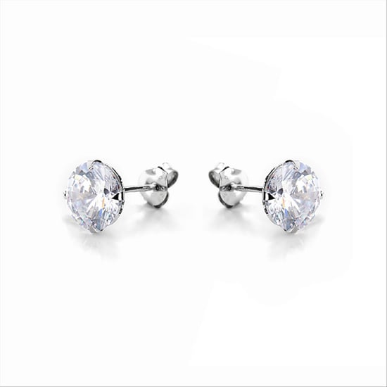 Luxenter oorbellen, essentieel in 925 sterling zilver en glanzende gerhodineerde kubieke zirkonia - Image 3