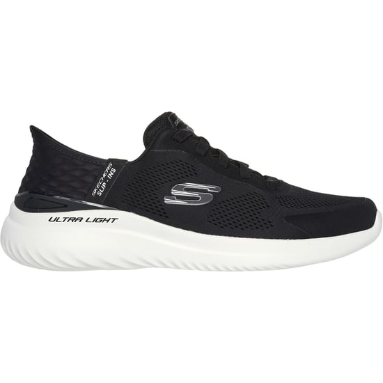 Skechers Bounder 2.0 Emerged Textiel Heren Zwart/Wit Trainers - Image 5