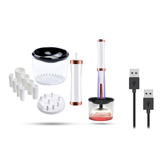 Envie Makeup Brush Cleaner & Dryer USB Rechargeable White