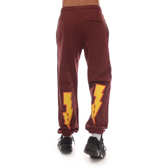 Heren Off White Thunder Stable Slim Sweatpants in Rood - Image 2