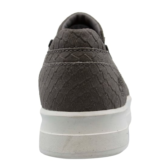 Timberland Mayliss Grey Leather Slip On Side Zips Womens Trainers A1FI7