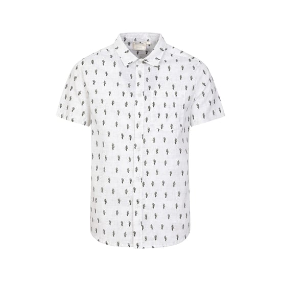 Mountain Warehouse Heren Preston Illustratie Shirt (Wit) - Image 1