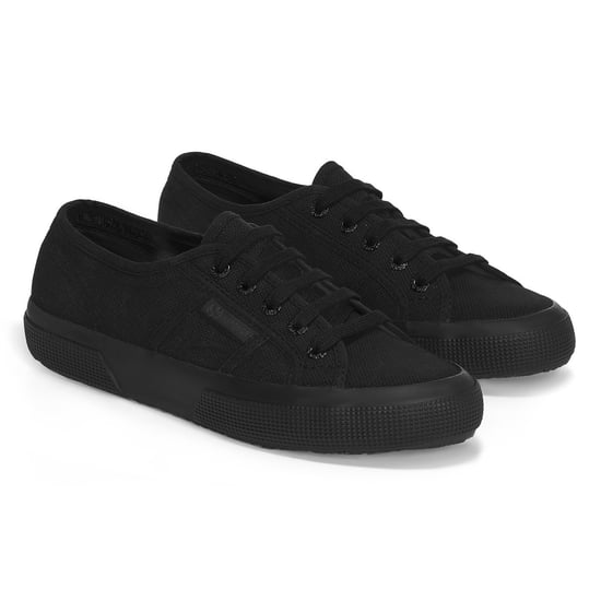 Superga Unisex 2750 Cotu Classic Vegan Sportschoenen voor volwassenen (Totaal Zwart) - Image 1