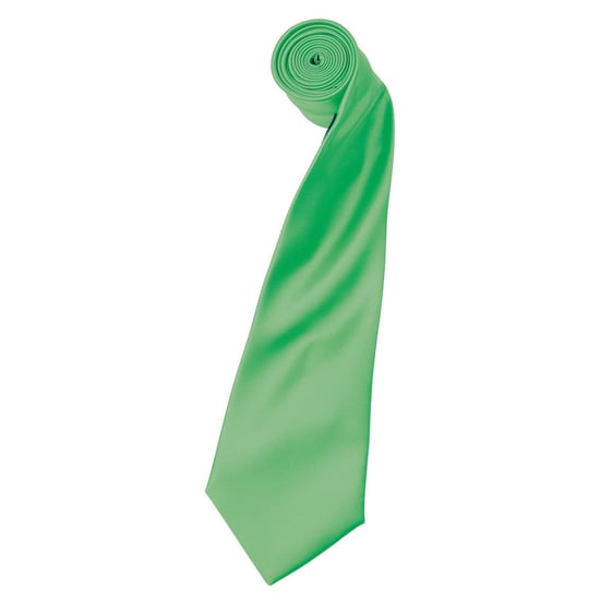 Premier Satijnen stropdas voor volwassenen (Appelgroen) - Image 1