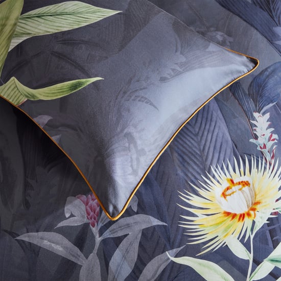 200 Draadcount Artemis Botanische Luxe Luipaard Dekbedovertrek Set - Image 4