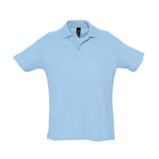 SOLS Heren Zomer II Poloshirt (Hemelsblauw) - Image 1