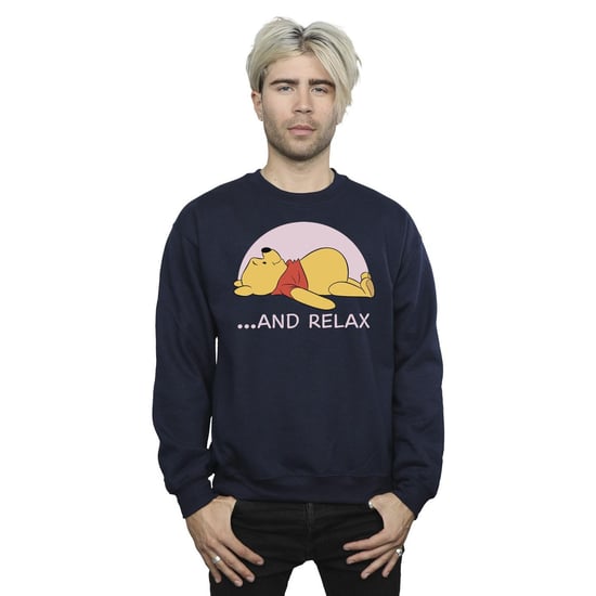 Disney Heren Winnie The Pooh Relax Sweatshirt (Marineblauw) - Image 2