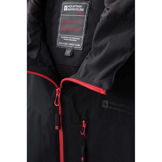 Mountain Warehouse Heren Brisk Extreme Waterdicht Jasje (Zwart) - Image 6