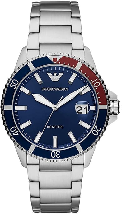 Emporio Armani Diver Men's Silver Watch AR11339