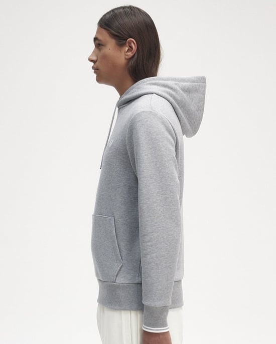 Fred Perry Heren Met Bies Capuchon Sweatshirt - Image 5