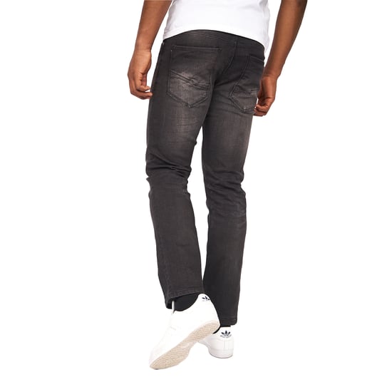 Crosshatch Heren Cadman Rechte Jeans (Zwart wassen) - Image 2