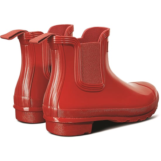 Hunter Original Chelsea Gloss Rubber dameslaarzen Military Red Wellington - Image 2