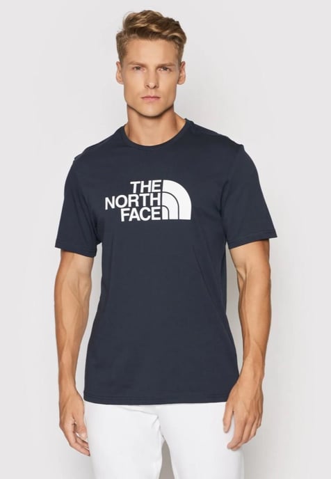 The North Face Heren T-shirt SS Easy Tee Navy - Image 4