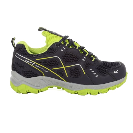 Regatta Childrens/Kids Vendeavour Walking Shoes (Navy/Lime Punch)