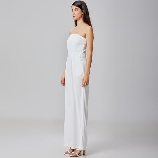 Minimalistische bustier jumpsuit - Image 4