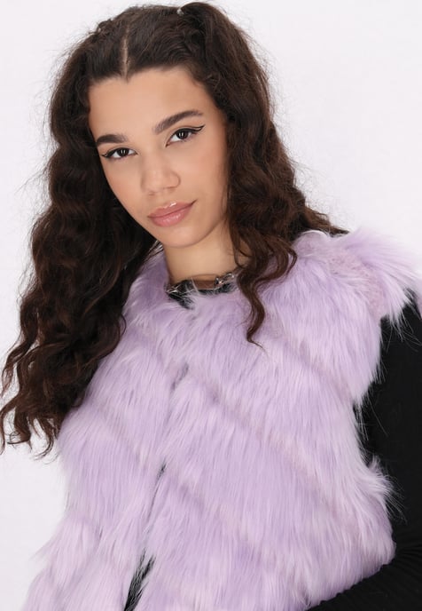 Mymo Vest Dames Licht paars - Image 5