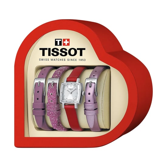 Tissot Lovely Square Valentijns Dames Rode Horloge T0581091603600 - Image 6