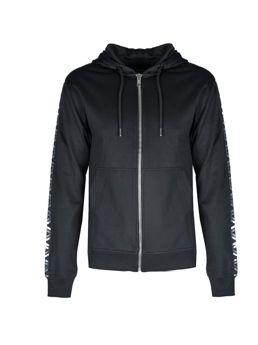 Les Hommes blouse Zip Up Mannen zwart - Image 1