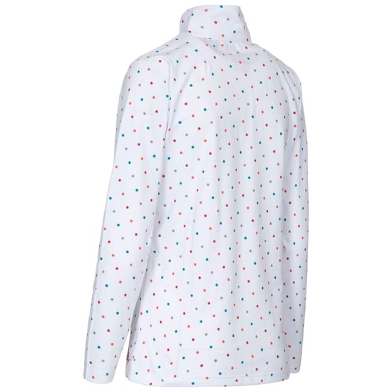 Trespass Dames/dames Betty II 1/2 Ritssluiting Lange Mouwen Top (RAINBOW SPOT) - Image 2