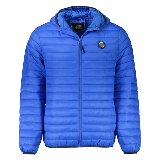 Cavalli Class Effen Gequiltede Blauwe Jas - Image 1