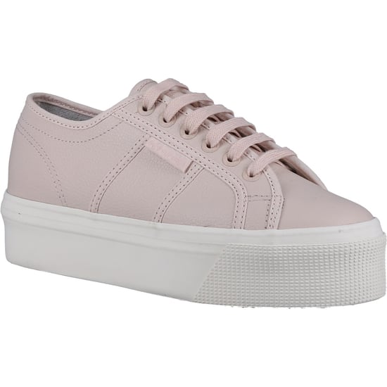Superga 2790 Leren Vrouwen Roze Amandel Trainers - Image 1