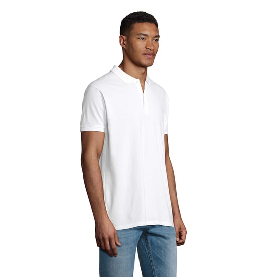SOLS Heren Planet Poloshirt (Wit) - Image 3