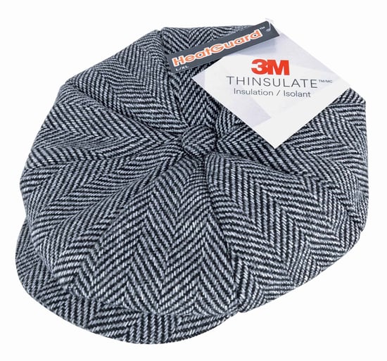 Heren fleece gevoerde wollen Bakerboy Cap - GL606 - Image 2