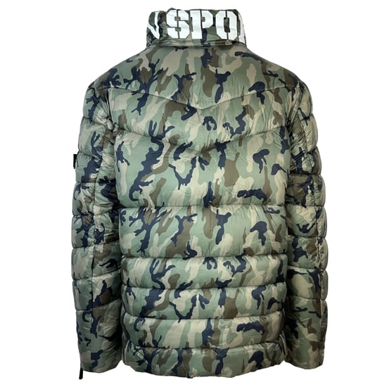 Plein Sport Padded Bold Logo Camo Jacket - Image 2