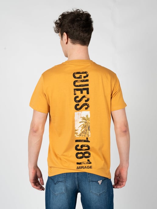 Guess T-Shirt Mirage Mannen oranje - Image 4