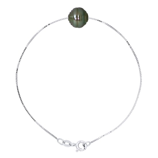DIADEMA - Bracelet - Love Bond - Silver - Tahitian Pearl