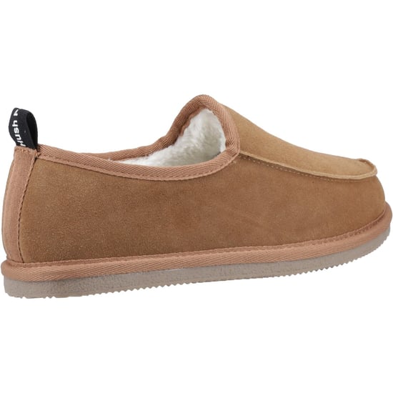 Hush Puppies Charles Suède Herenslippers Tan - Image 2