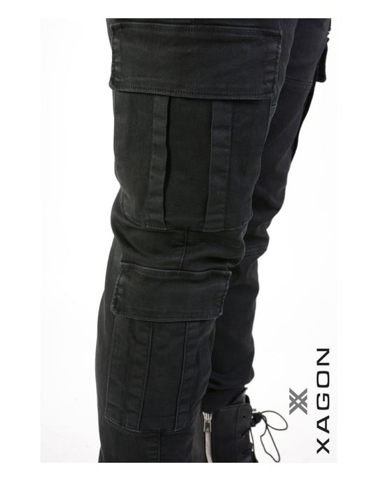 Xagon broek Cargo Mannen zwart - Image 5