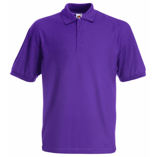 Fruit of the Loom Kinder/Kids Piqué Poloshirt met Korte Mouwen (Paars) - Image 1