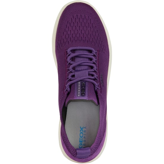 Geox D Spherica A Leren Vrouwen Paars Trainers - Image 4
