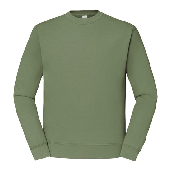 Fruit of the Loom Heren Klassiek 80/20 Ingezet Sweatshirt (Klassieke Olijf) - Image 1