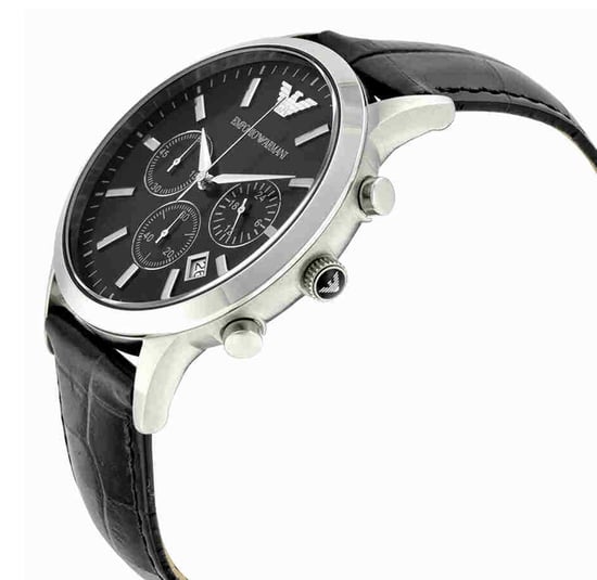 Emporio Armani Renato Heren Horloge Zwart AR2447 - Image 2