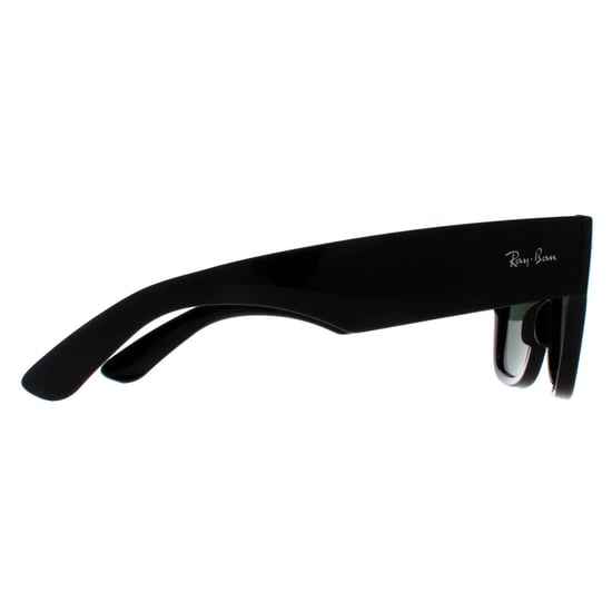 Ray-Ban Vierkant Unisex Gepolijst Zwart Groen RB0840S Mega Wayfarer - Image 4