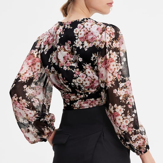 Korte blouse met bloemenprint - Image 4