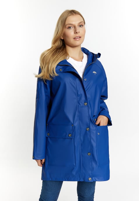 Schmuddelwedda Oversized mackintosh bridgeport Dames Koningsblauw-271 - Image 3