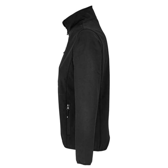 SOLS Dames/Dames Falcon Softshell gerecyclede Soft Shell jas (Zwart) - Image 2