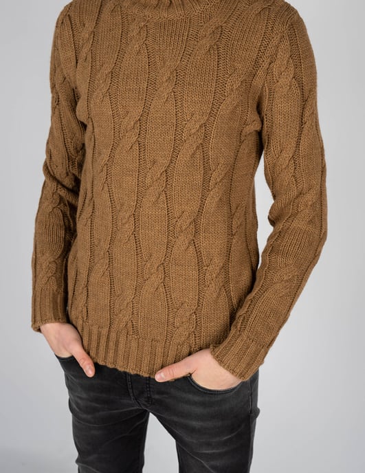 Xagon Man stoppen Turtleneck Mannen beige - Image 5