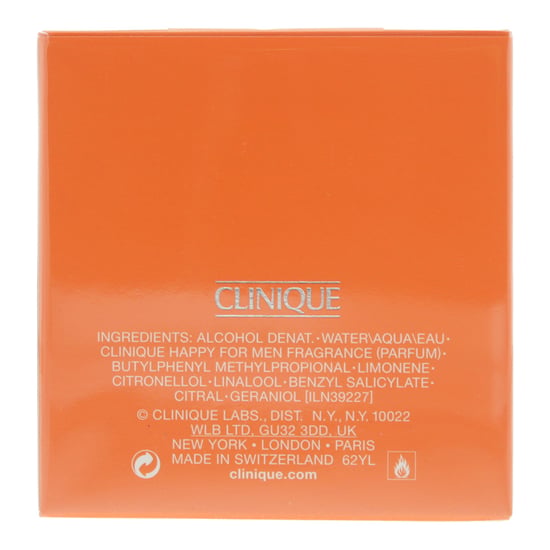 Clinique Happy For Men Cologne Edt Spray 50ml. - Image 4