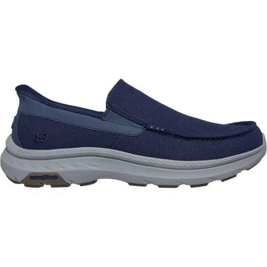 Skechers Pollard Wilfred Textiel Heren Navy Loafers - Image 2