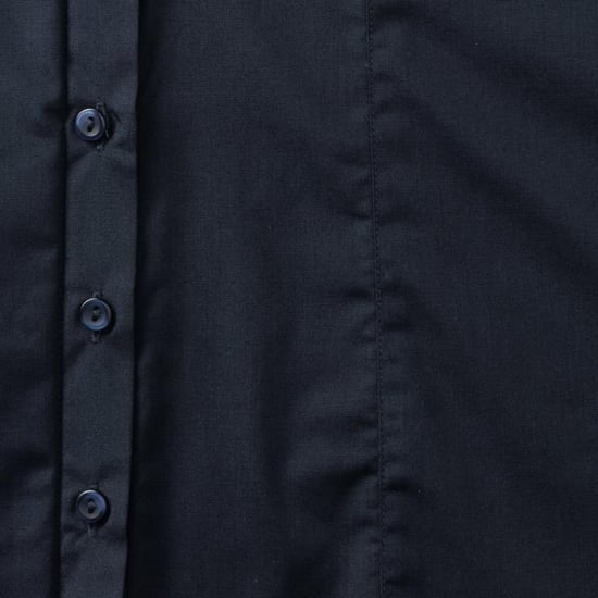 Russell Collectie Damesmuts Polycotton Makkelijk te onderhouden Gepast Poplin Shirt (Franse marine) - Image 5