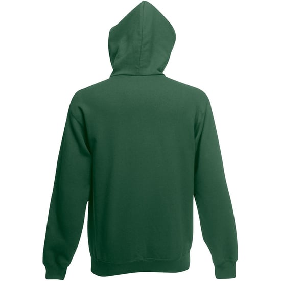Fruit Of The Loom Heren Sweatshirt Met Capuchon / Hoodie (Bottle Groen) - Image 2